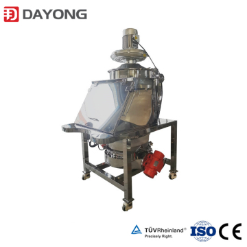Material Dust Free Feeding Ergonomic Small Portable Automatic Bulk Alloy Powder Bag Dump Station
