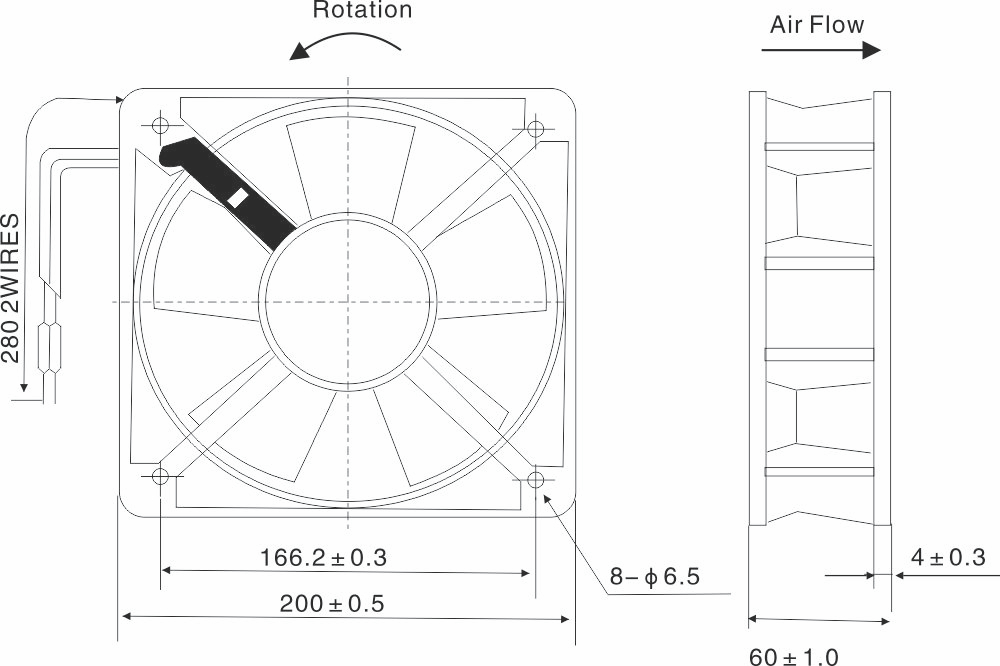 Fs20060 Ac Axial Fan