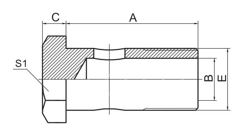 Hydraulische Ausstattung von metrischen Bolzen