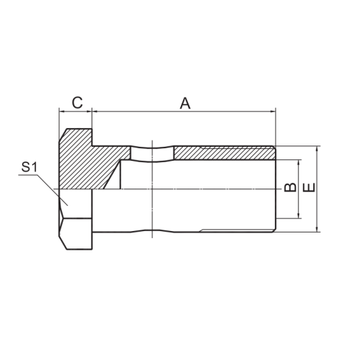 Hydraulische Ausstattung von metrischen Bolzen