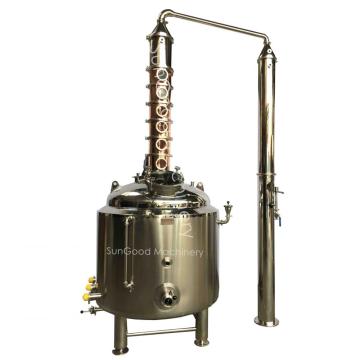Équipement de distillation d&#39;alcool distillateur de colonne de reflux