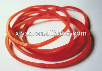Custom red silicone rubber band
