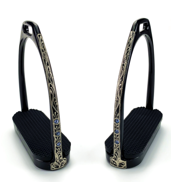 Horse Lacquered Malleable Iron Fillis Horse Stirrup