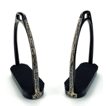 Horse Lacquered Malleable Iron Fillis Horse Stirrup