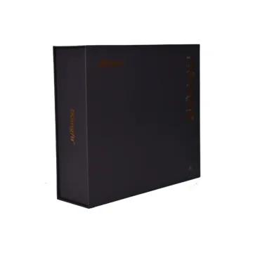 Customized book-shaped flip-top packaging gift box