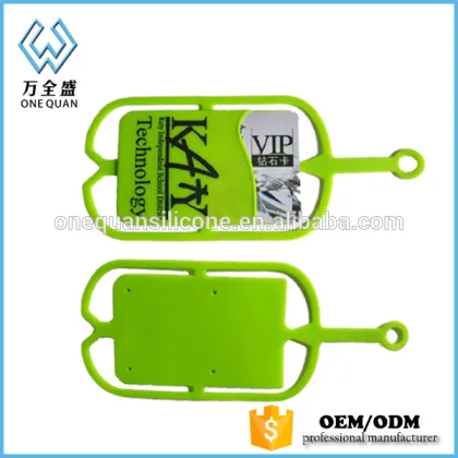 2016 Wholesale Silicone Card Holder With Mobile Lanyard/mobile Lanyard/silicone Phone Lanyard