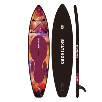 OEM 11 Black Inflatable Paddle Board for Surfing and Water Play