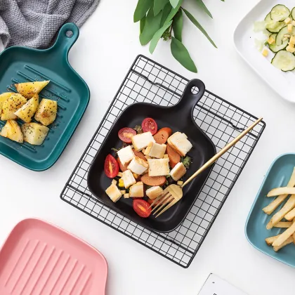 square plate ceramic dinner plates plates sets