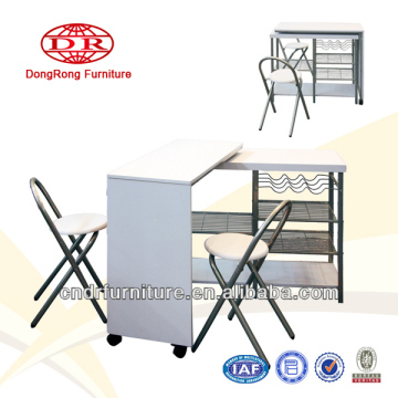 white wood dining table set