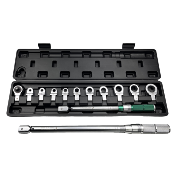 Made In China 30-210NM Ring Adjustable Mechanical Torque Wrench Set