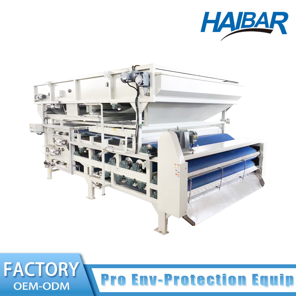 Triple-Belt Gravitational Thickening Dewatering HTE3-1500