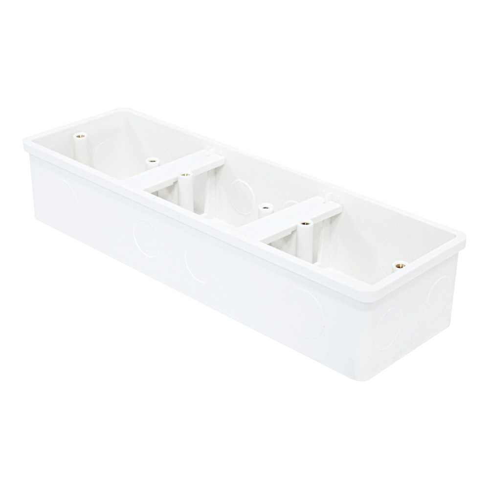 255*80mm Concealed Deep Triple Boxes