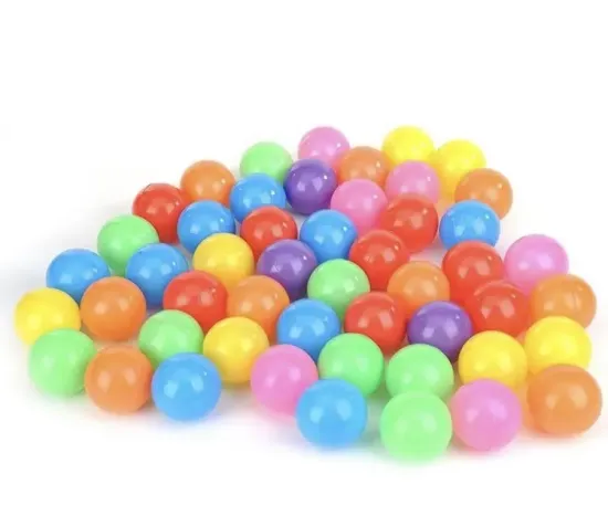 5/7/8cm Thick Colorful Plastic PE Toy Balls: Ideal Ocean Ball for Children's Playground and Ball Pool Toys