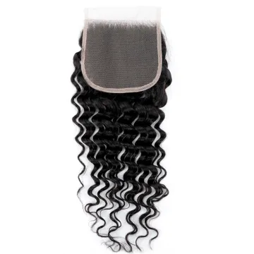 Wholesale 4x4 5x5 6x6 7x7 Swiss Lace Closure 100% Brazilian Human Hair Transparent Lace Closure HD Lace Closure frontal