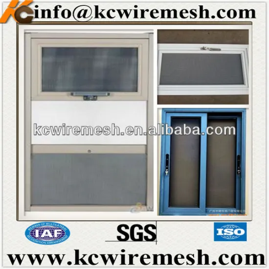 Indestructible stainless steel window & door security screen.