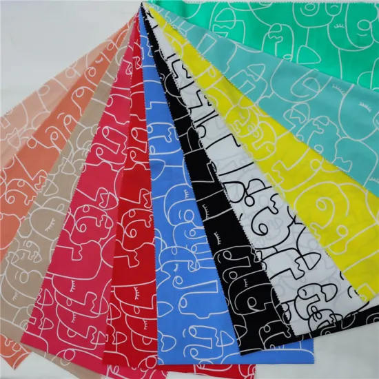 Four Way Spandex Picasso Design Print