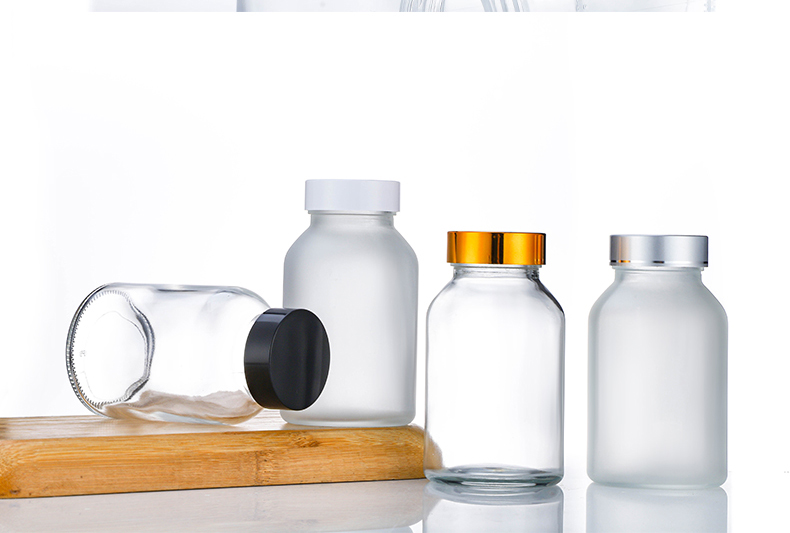 180ml transparent glass jar1