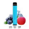 Lensen 1500puffs 850 mAh e-cig batterij Wegwerpvape