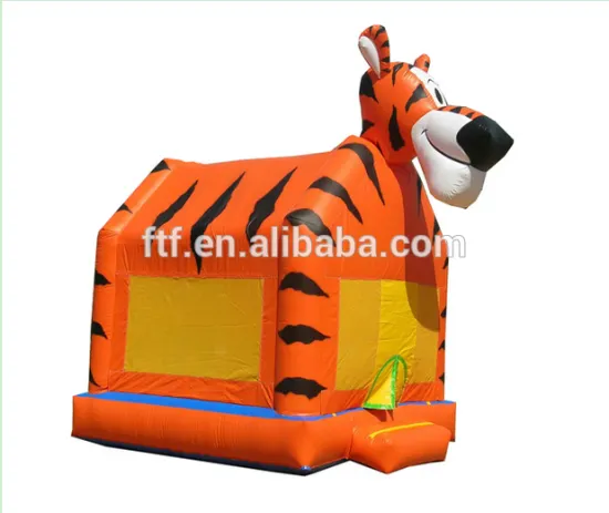 tiger inflatable bouncer air jump bed house