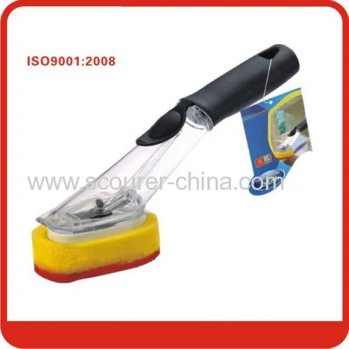 New Popular Flexible Soft Silicone Natural Kitchen Brush With Bristle Material 