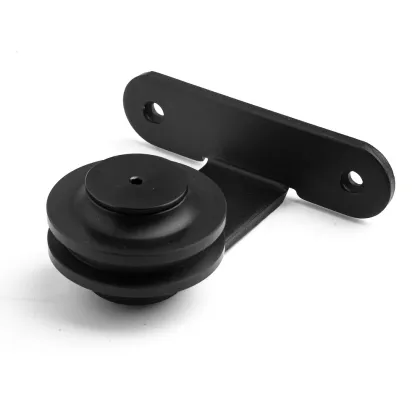 Indoor mini sliding barn door closet hardware kit