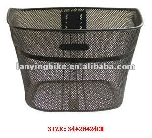 durable strong front metal bike basket