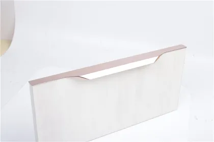 Zamak Handle Furniture Hardware - Foshan Modern Hardware Square Door Handles