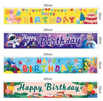 Chirld Happy birthday banner