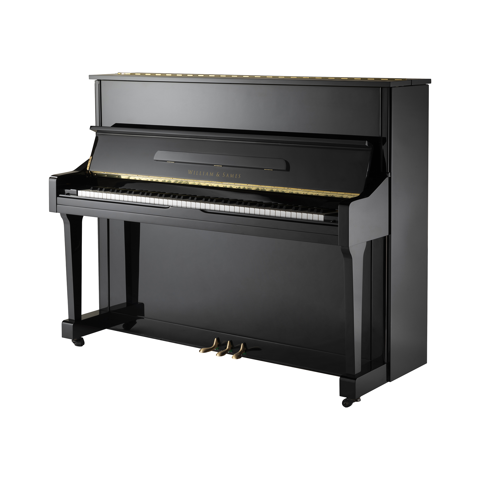 Williamsames w1 yakatwasuka piano dema yakadima imba 121cm acoustic piano