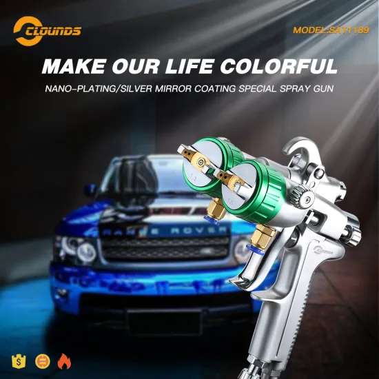 New Type Very Hot Dual Nozzle Spray Gun for Power Tools