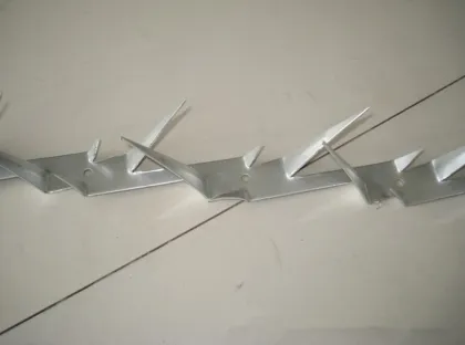 Metal fence spikes