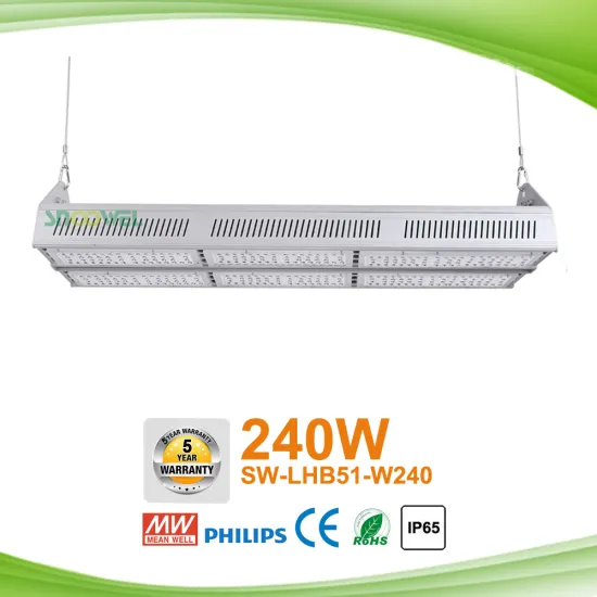 New LED linear high bay light 240w LED warehouse ceiling lighting