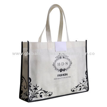 Shopping Bags with Silkscreen Logo Printing, Available in Various Colors, Made of 80gsm PPSB