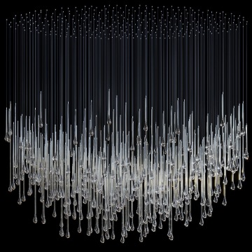 Custom Raindrop Teardrop Lobby Decorative Chandelier