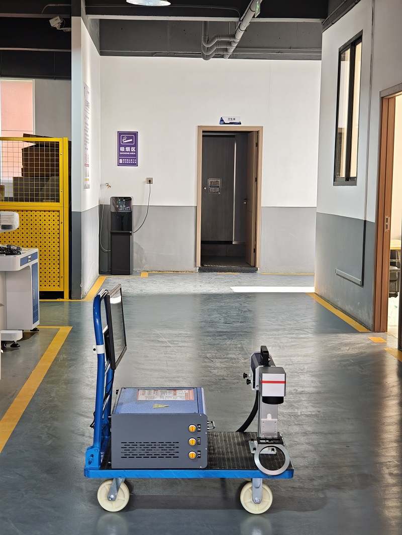 Chongqing Chuke Intelligent Machinery & Equipment Co., Ltd. Ships High Power Handheld Laser Cylinder Marking Machine to Long Term Indonesian Customer