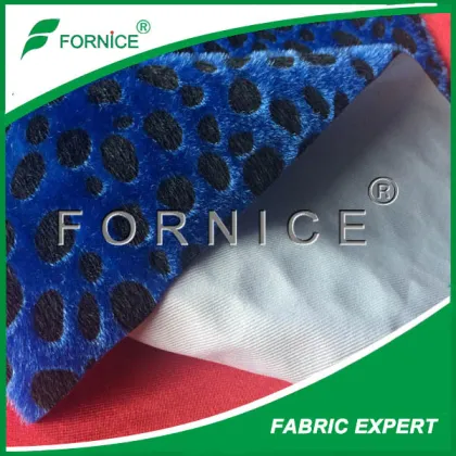 For upper shoes faux mink fur fabric