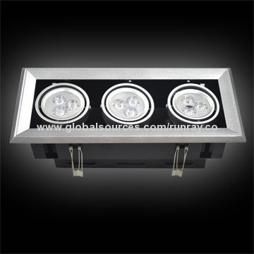 9W LED Cabinet Light, 85-265V AC, Bridgelux/Epistar Chip, 90-100lm/W, Aluminum