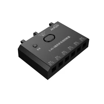 RF 2.4G Mesh Smart Lighting Control System: 6-way Sync Box for 12V/24V Outputs