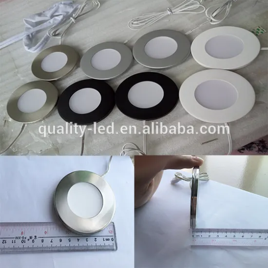 Aluminum mini round 12V led puck light for furniture