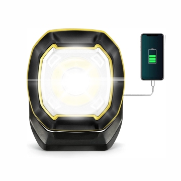 Portable Rotating Magnetic USB Rechargeable LED COB Work Light: Bright Illumination on the Go