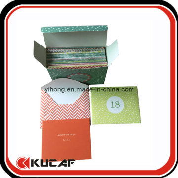 Kundenspezifische Druck-verschiedene Arten-Gruß-Karten mit Kasten-Verpackung