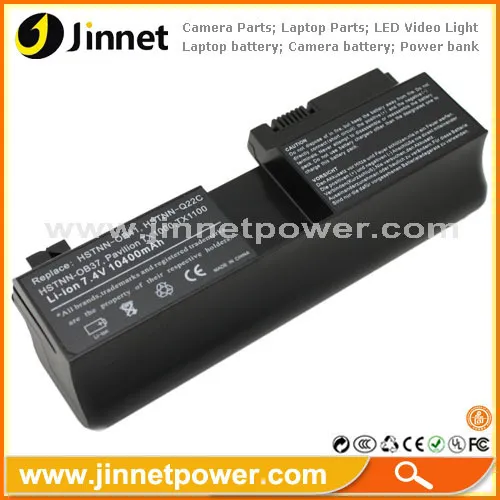 Newest 8cell Hstnn-ob41 Hstnn-ob37 Hstnn-ub41 Battery For Hp Laptop Tx1000 Tx1100 Tx1200 Seires 