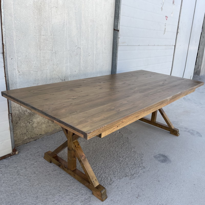 elm soild wood dining table