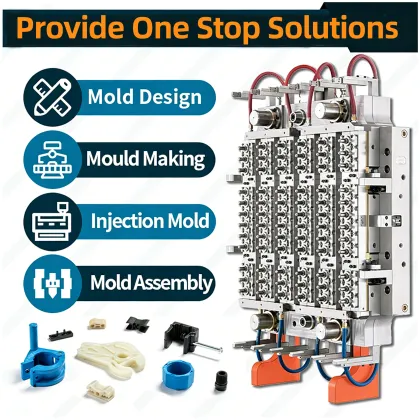 Flip top box shell mold manufacturing