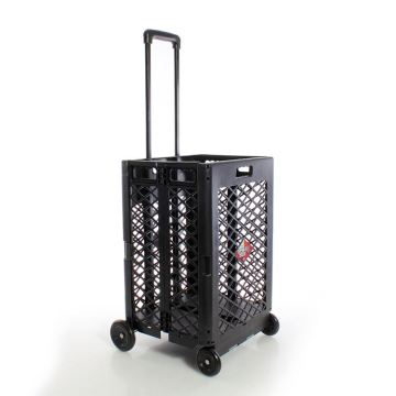 Collapsible Shopping Cart: Hot Selling Multifunctional Trolley with Wheels