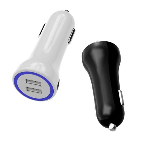24W 4.8A 듀얼 USB 자동차 충전기 담배 라이터