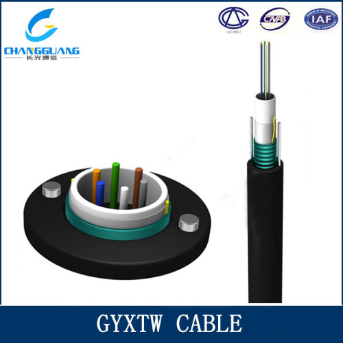 Factory direct sell GYXTW unitube self supporting aerial fiber optic cable