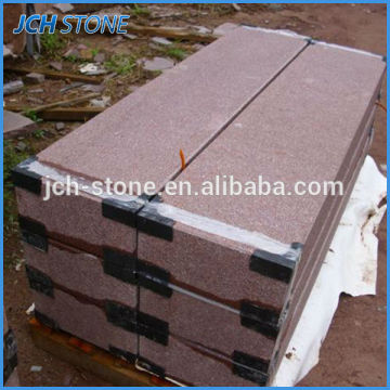 outdoor superior cube paving stone red porphyry