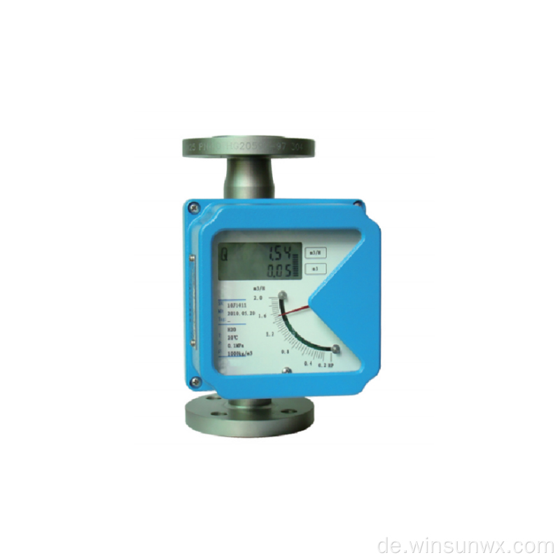 Rotameter Metallrohr Float Flowmeter Stickstoffflussmeter