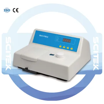 SCITEK LED Display Visible Spectrophotometer (340-1000nm) - A Comprehensive Lab Spectrophotometer